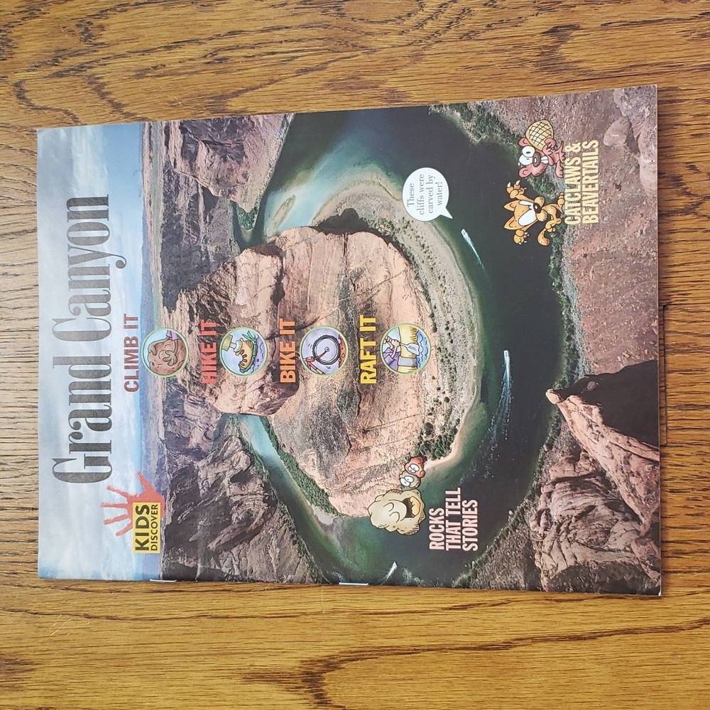 Vintage Y2K Kids Discover Magazine Grand Canyon Volume 16 Issue 8